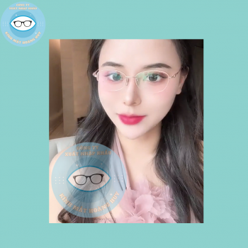 Gọng kính kim loại mã 6172